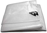 HOME It® Armirte Abdeckplane wasserdicht 4x6m – Gewebeplane 120g/m² – Tarp...