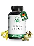 Rutin & Steinklee - Hochdosiert: 1.000mg pro Tagesdosis - Vorrat für 3 Monate...