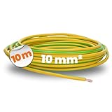 10 Meter Lapp 4520005 H07V-K 10 mm² grün-gelb I Erdungskabel I...