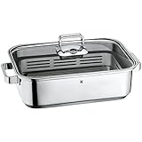 WMF Vitalis Aroma Dampfgarer, Bräter Indutkion, 41x27x10cm, Auflaufform 6,5l...