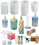 Kerzenform Silikon Kerzen Selber Machen set Silikonform,Gießformen Kerzen...