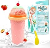 VITEVER Slush Becher,Silikon Squeeze Cup Slush Eis Becher zum Kneten Smoothie...