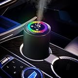 SALUBRITO Auto Lufterfrischer, Ultraschall-Zerstäuber mit Wiederaufladbar Akku,...