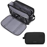 BAGSMART Kulturtasche für Herren, Reise Kulturbeutel Kosmetiktasche mit...