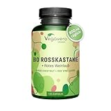 Rosskastanienextrakt Vegavero® | 100% Bio | 800 mg Extrakt mit Weinlaub &...