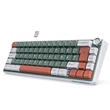 RK ROYAL KLUDGE R65 Gaming Tastatur 60 Prozent mit Knopf, Gasket Mechanische...