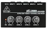 Behringer MICROMIX MX400 Ultra Low-Noise 4-Kanal-Line-Mixer