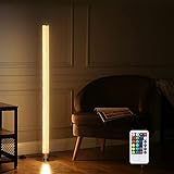 EDISHINE Stehlampe Wohnzimmer, LED Stehlampe Dimmbar mit Fernbedienung,...
