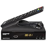 PremiumX Satelliten-Receiver HD 521 B FTA Digital SAT TV-Receiver DVB-S2 FullHD...