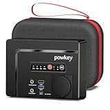 Powkey Tragbare Powerstation 26400mAh/97.68Wh Powerbank Steckdose mit 100W/230V...