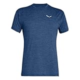 SALEWA, Puez Melange Dry T-Shirt Herren, Blau, M