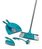 Beldray 5-teiliges Kehrschaufel Set, Reinigungsset, Besen mit weichen Borsten,...