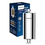 Philips Water Inline-Duschfilter mit 1 Ersatzkartusche – 50.000 L Kapazität,...