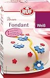 RUF Fondant weiß, zum Formen von Figuren, Blumen und Buchstaben geeignet,...