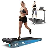 Cardirun Treadmill Laufband für Zuhause, Untertisch Laufband mit Neigung 2,5...