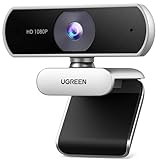 UGREEN Webcam Full HD 1080P/30fps USB A Webcam mit Mikrofon für PC,...