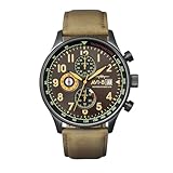 AVI-8 Herren 42mm Hawker Hurricane Classic Chronograph Dark Earth Japanische...