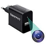Amyway Mini Kameras 32GB 1080P Tragbare Kleine Videokamera USB Mini...