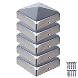 Pfostenkappen 6x6 cm (5 Stück) ATTAS inkl. Schrauben aus Metall für...
