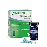 OneTouch Ultra® Plus Blutzuckerteststreifen I 50 Stück I 1 Packung I zur...