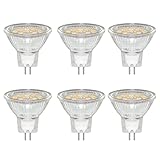 Caldarax 6 Stück GU4 MR11 3W LED Spot, Ersetzt 20W 30W Halogenlampen Reflektor,...