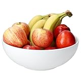 MamboCat STABIL Salatschale groß Ø 26 cm I 2L I weiße Porzellan...