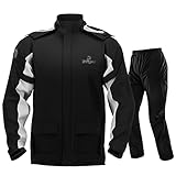 IRON JIA’S Regenanzug Herren Motorrad Regenjacke Wasserdichter Winddicht...