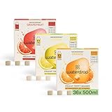 waterdrop® Microdrink Limonade: Orange, Zitrone, Grapefruit, 36 Drops Würfel ,...