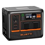 BLUETTI Portable Power Station AC60P, 600Wh Kapazität, 1000W (1200W Peak) AC...