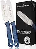 Schwertkrone® Brötchenmesser 2er Set [MADE IN GERMANY] - Frühstücksmesser...