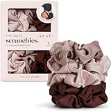 Kitsch Satin Haargummis für Frauen, 5 Stück – Weicher als Seidenscrunchies...