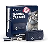 Tractive CAT Mini GPS Tracker für Katzen - Marktführer, Live-Ortung,...