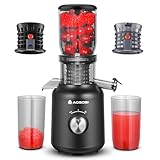 Slow Juicer-AOBOSI 250W Entsafter-Entsafter gemüse und obst testsieger mit 103...