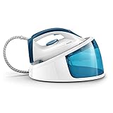 Philips FastCare Compact Dampfbügelstation – 2400 W, Dampfstoß 300 g, Druck...