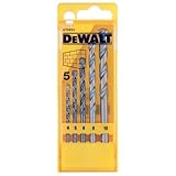 DEWALT Steinbohrer-Set DT6952 (5-teiliges Set in Kunststoffkassette - Ø 4, 5,...