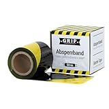 GRIP Eventbasics Absperrband reißfest, gelb-schwarz, 50 m x 70 mm, PE...