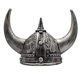 LOOYAR Mittelalter Mittelalter Wikinger Alter Gehörnt Wikinger Helm Berserker...