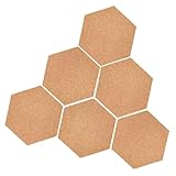 Pinnwand Kork 6mm Sechseckige Korkplatte Selbstklebend Pinwand Korkwand...