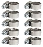 Rensle-Tech. Schlauchschellen Edelstahl 10-16mm [10 Stück] Made in EU |...