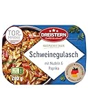 DREISTERN Schweinegulasch 280g I Mit Nudeln & Paprika I Herzhaftes Fertiggericht...