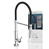 SCHÜTTE 79180 STILO Küchenarmatur mit ausziehbarer Brause, 360 Grad...