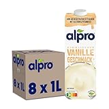 Alpro Drink auf Sojabasis mit Vanillegeschmack – Vegan und milchfrei – Von...