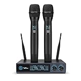 VeGue UHF Drahtloses Mikrofon, Professional Dual Channel Handheld Kabelloses...
