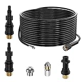15M Rohrreinigungsschlauch für Kärcher K2 K3 K4 K5 K6 K7 HD HDS, 180Bar...