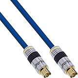 InLine 89950P S-VHS Kabel, PREMIUM, vergoldete Stecker, 4pol mini DIN Stecker /...