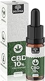 CBD Öl 10% Vollspektrum Gold - Premium Hanföl Tropfen mit 10 Prozent...