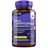 L-Tryptophan 500mg Hochdosiert - 270 Vegane Tabletten - Aus Pflanzlicher...