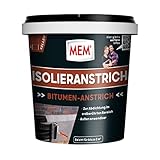 MEM Isolieranstrich, Wasserabweisender Deckaufstrich auf Bitumenbasis,...