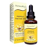 Propolis Tinktur 40% - 50 ml - Pure Hochdosierte Tropfen - 100% natürliches...