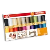 Gutermann GUT_734520-1 Fadenset: Baumwolle C Nr. 50: 20 Stück, Mehrfarbig, NA